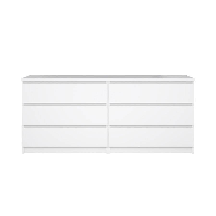 TVILUM Naia dobbel kommode med 6 skuffer