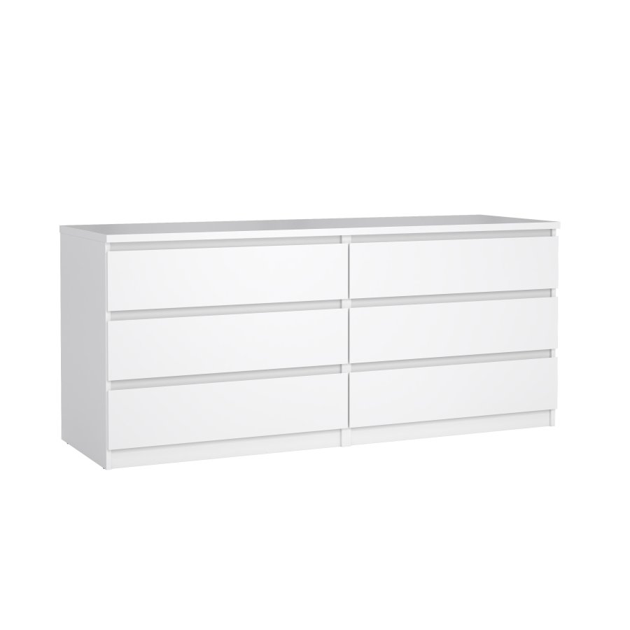 TVILUM Naia dobbel kommode med 6 skuffer