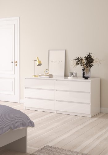 TVILUM Naia Dubbelbyr� med 6 l�dor