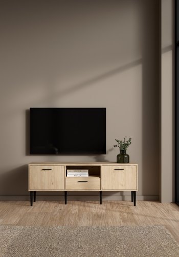 TVILUM Media TV-sk�p med 2 d�rrar + 1 l�da - Parcel