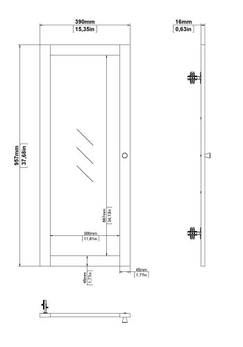 TVILUM Basic/Ben 1 Glasd�r