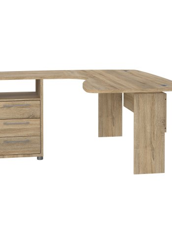 TVILUM Prima hj�rnebord med skap - Parcel