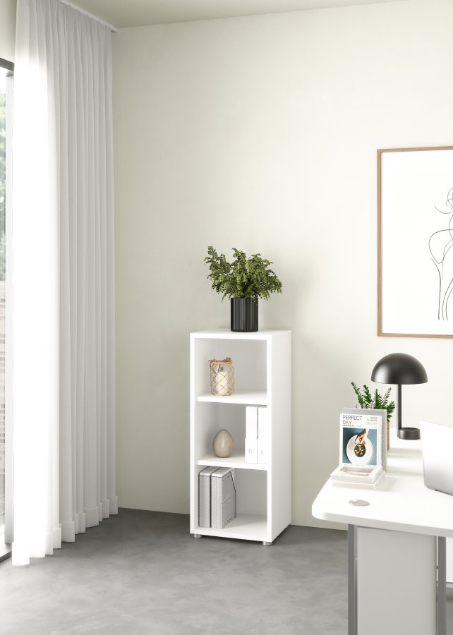 TVILUM Prima bokhylle med 2 hyller - Parcel