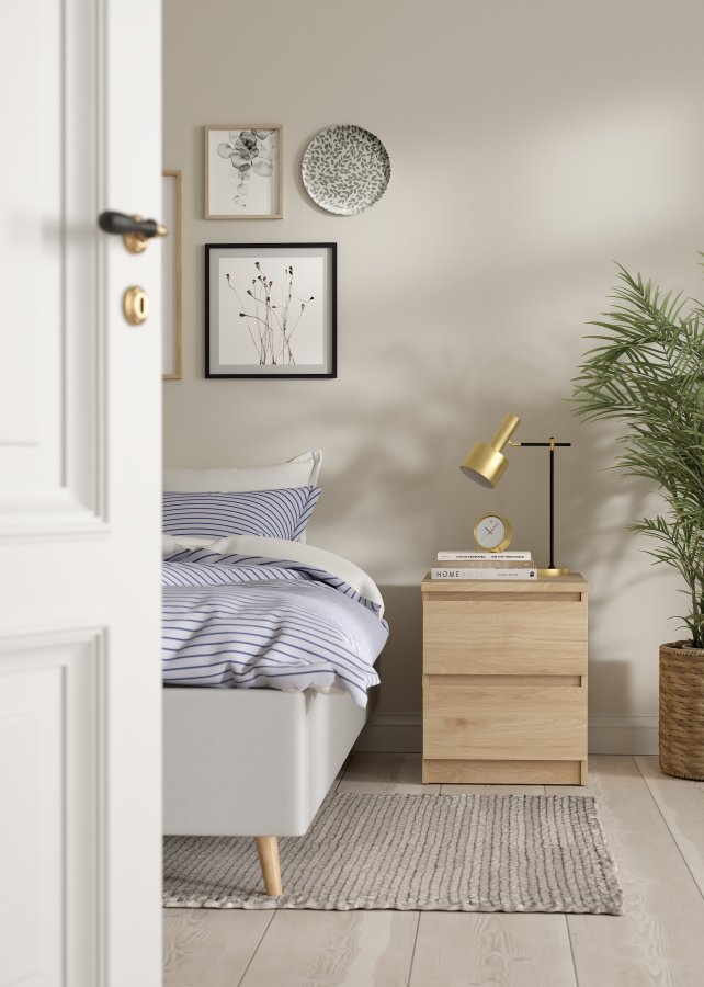 TVILUM Naia nattbord med 2 skuffer