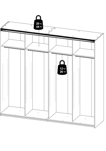 TVILUM Firenze sk�p 242 cm.