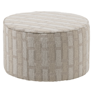 WOOOD Sarli puff Lav Chenille Natur/Beige [Fsc]