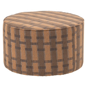 WOOOD Sarli Puff Lav Chenille Brun/Rosa [Fsc]