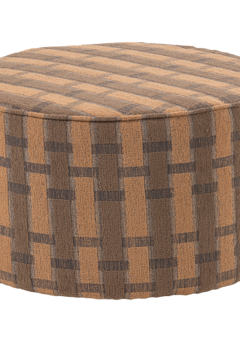 WOOOD Sarli Puff Lav Chenille Brun/Rosa [Fsc]