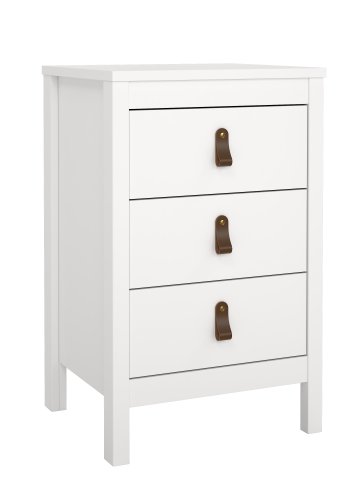 TVILUM Madrid Nattduksbord med 3 l�dor - Parcel