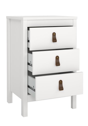 TVILUM Madrid nattbord med 3 skuffer - Parcel