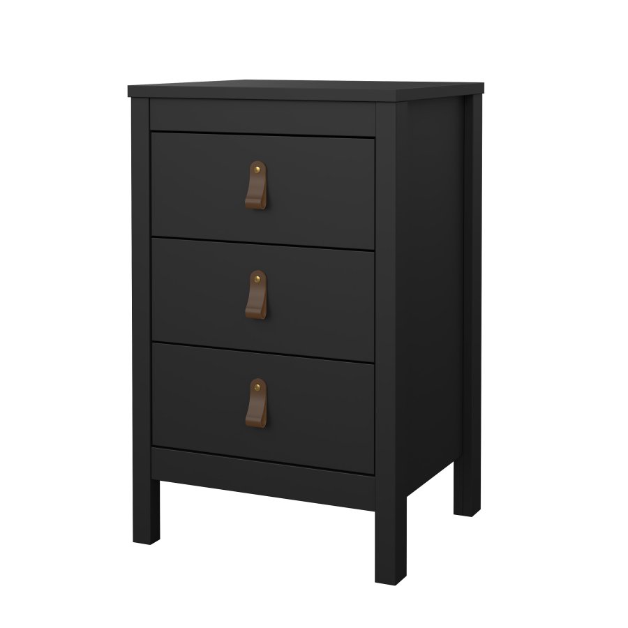 TVILUM Madrid nattbord med 3 skuffer - Parcel