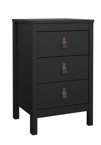 TVILUM Madrid Nattduksbord med 3 l�dor - Parcel