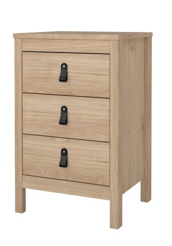 TVILUM Madrid Nattduksbord med 3 l�dor - Parcel