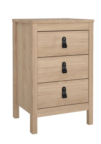 TVILUM Madrid Nattduksbord med 3 l�dor - Parcel