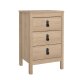 TVILUM Madrid nattbord med 3 skuffer - Parcel