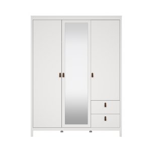 TVILUM Madrid Garderobe med 2 d�rer + 1 speild�r + 2 skuffer - Pakke