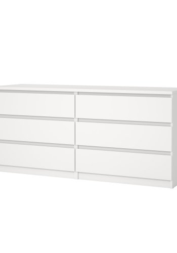 TVILUM Naia Dubbelbyr� med 6 l�dor - Parcel