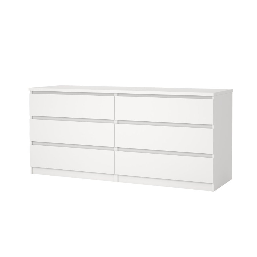 TVILUM Naia dobbel kommode med 6 skuffer - Parcel