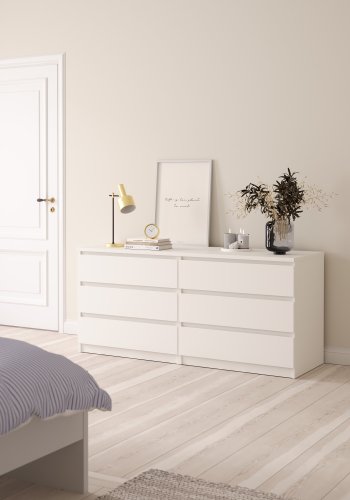 TVILUM Naia Dubbelbyr� med 6 l�dor - Parcel