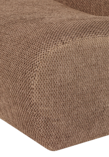 WOOOD Nomu lenestol grov chenille lys brun [Fsc]