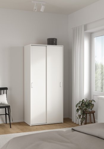 TVILUM Space Garderob med 2 skjutd�rrar - Parcel