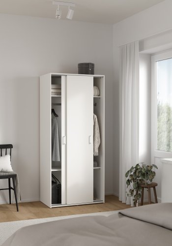 TVILUM Space Garderob med 2 skjutd�rrar - Parcel