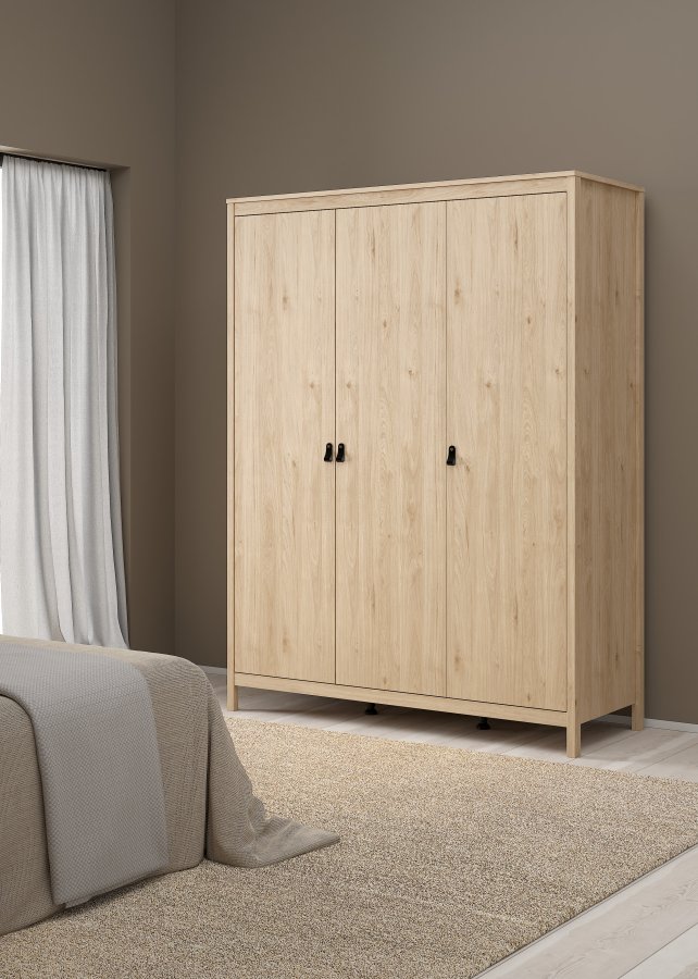 TVILUM Madrid Garderob med 3 d&ouml;rrar - Paket