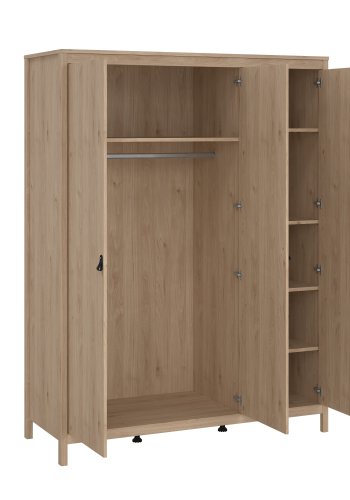 TVILUM Madrid Garderob med 3 d&ouml;rrar - Paket