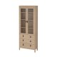 TVILUM Madrid porcel�nsskab 2 d�re med glas + 3 skuffer - Parcel