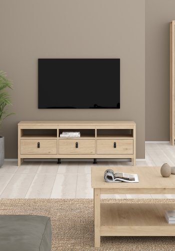 TVILUM Madrid TV-sk�p med 3 l�dor - Paket