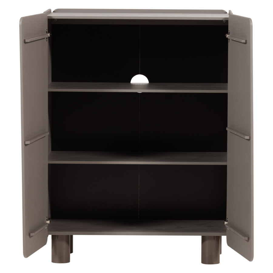 WOOOD Root-skap med 2 d�rer, furu, tr�ffelbrun [Fsc]