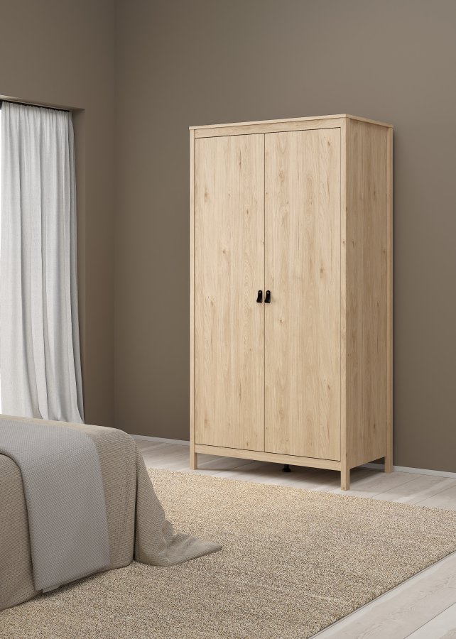 TVILUM Madrid Garderob med 2 d&ouml;rrar - Paket