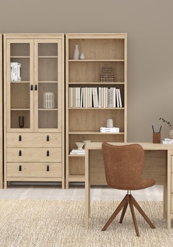 TVILUM Madrid Skrivbord 3 l�dor - Paket