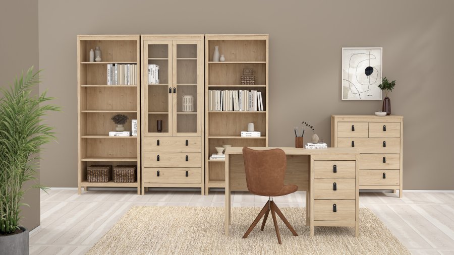 TVILUM Madrid Skrivbord 3 l�dor - Paket