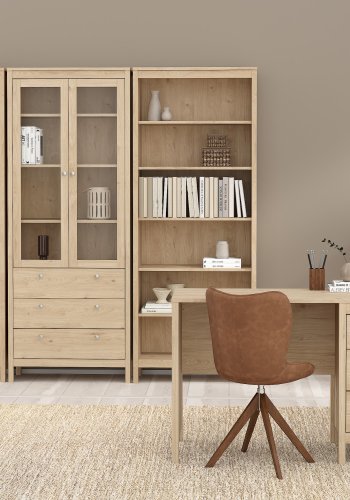 TVILUM Madrid Skrivbord 3 l�dor - Paket