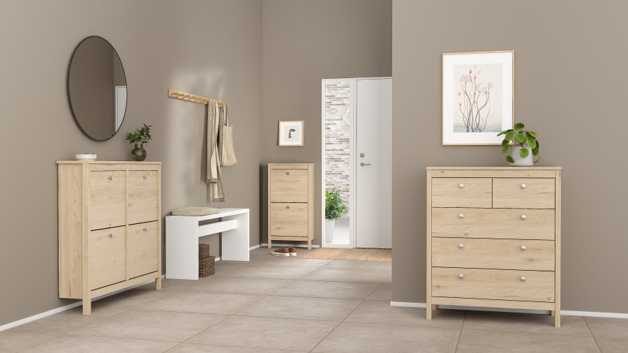 TVILUM Madrid Skosk�p 2 g�ngj&auml;rnsd&ouml;rrar - Parcel