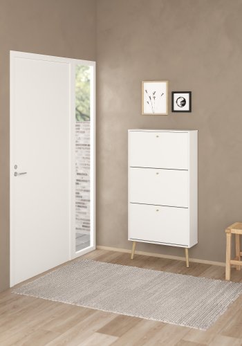 TVILUM Bodo skosk�p med 3 g�ngj�rnsd�rrar - Parcel