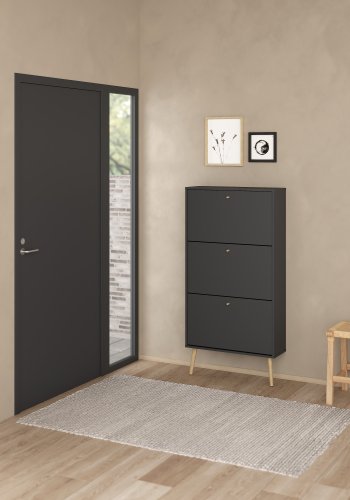 TVILUM Bodo skoskap med 3 hengslede d�rer - Parcel