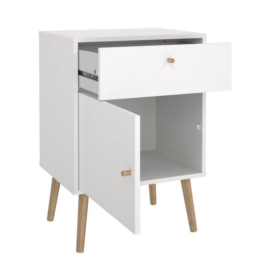 TVILUM Bodo nattbord 1 d�r + 1 skuff - Pakke