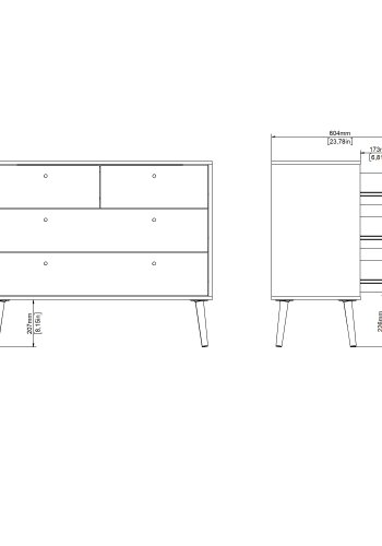 TVILUM Bodo Byr� 2 + 2 - Paket