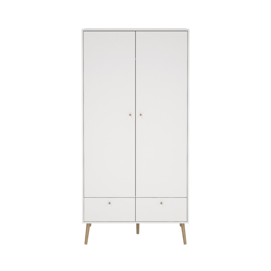 TVILUM Bodo Garderob med 2 d&ouml;rrar + 2 l�dor - Paket