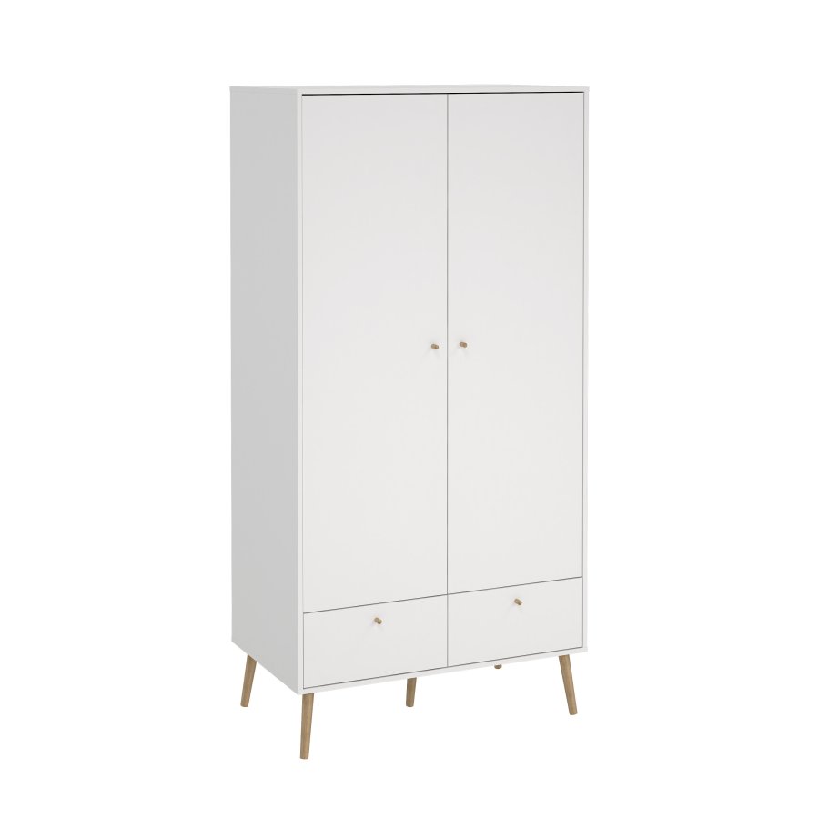 TVILUM Bodo Garderob med 2 d&ouml;rrar + 2 l�dor - Paket