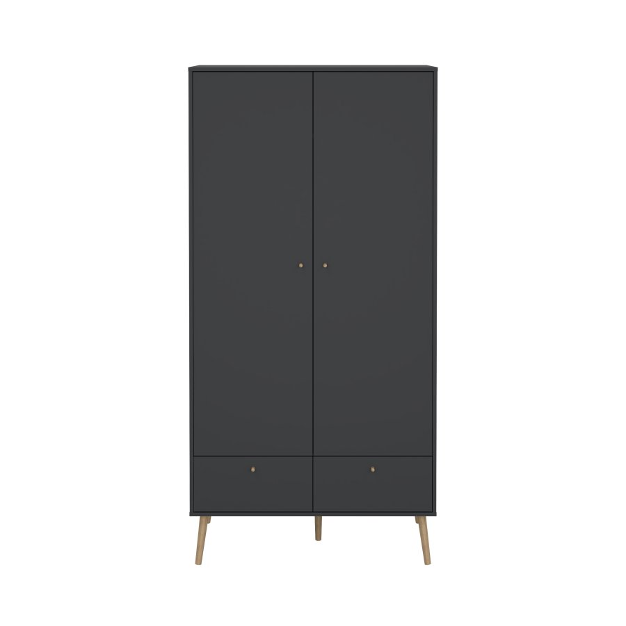 TVILUM Bodo Garderob med 2 d&ouml;rrar + 2 l�dor - Paket