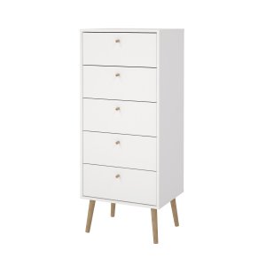 TVILUM Bodo kommode med 5 skuffer - Pakke