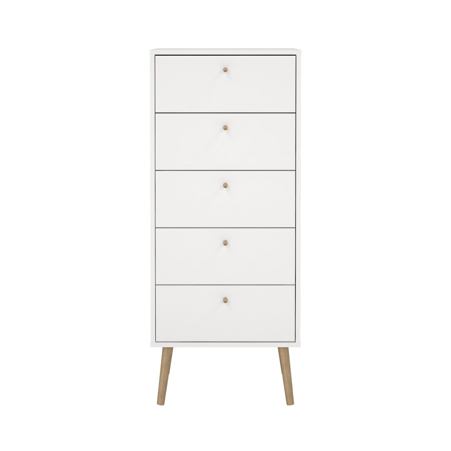 TVILUM Bodo kommode med 5 skuffer - Pakke