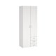 TVILUM Space Garderob med 2 d&ouml;rrar + 3 l�dor (200) - Paket