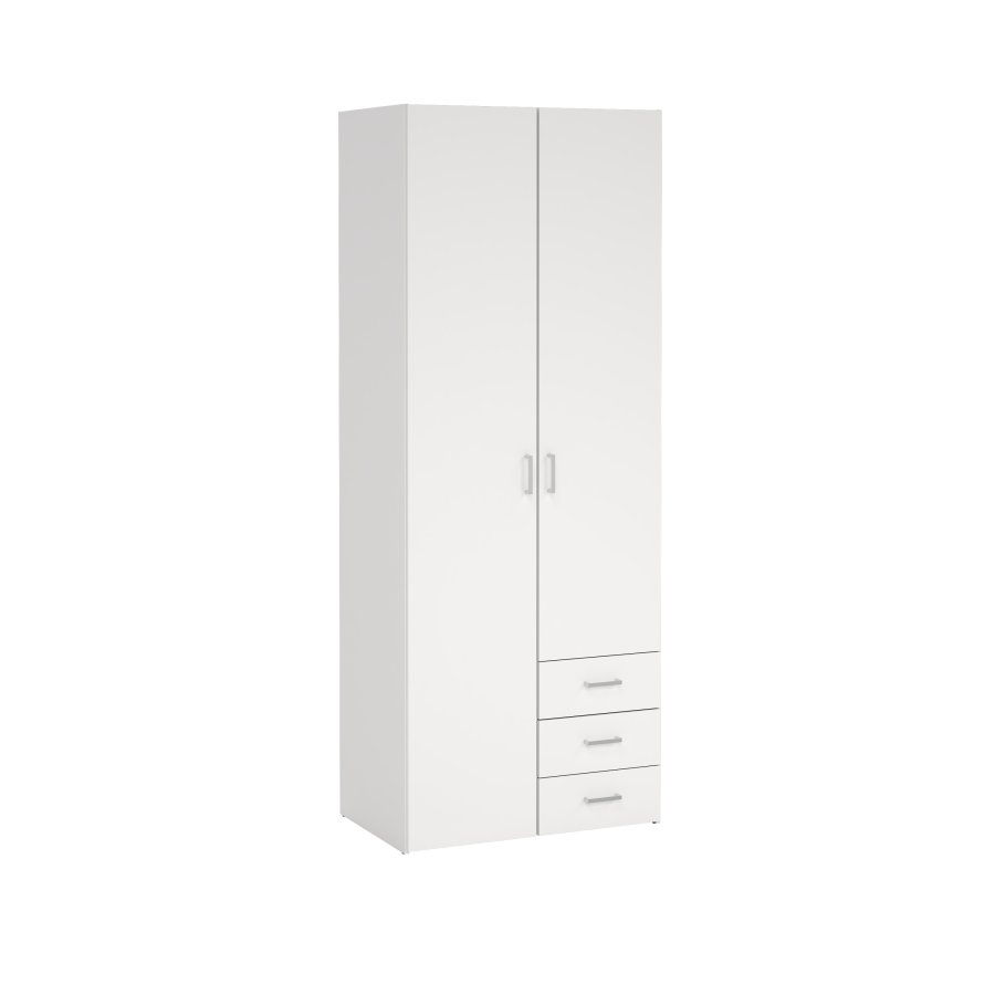 TVILUM Space Garderob med 2 d&ouml;rrar + 3 l�dor (200) - Paket