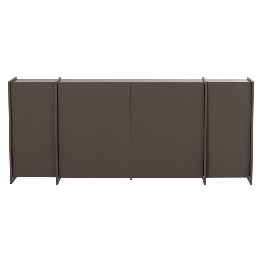 WOOOD Brock skjenk 200 cm askefiner mellombrun [Fsc]