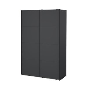 TVILUM Bergamo Garderob med 2 skjutd&ouml;rrar 140 x 220 cm - Paket