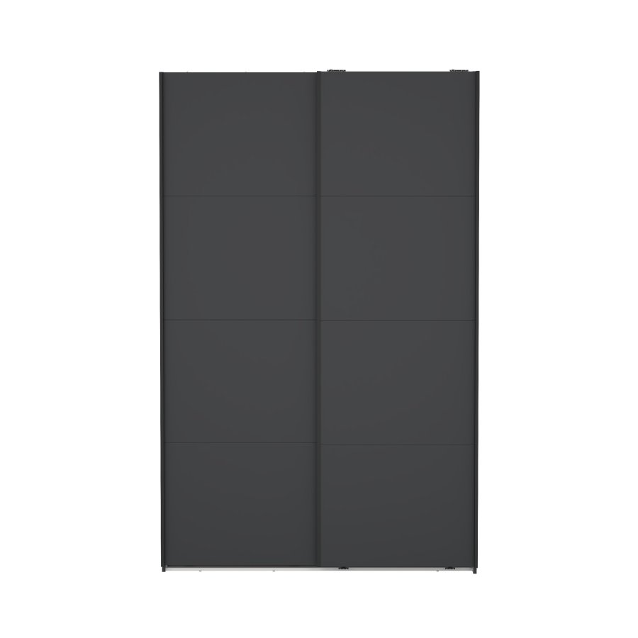 TVILUM Bergamo Garderob med 2 skjutd&ouml;rrar 140 x 220 cm - Paket